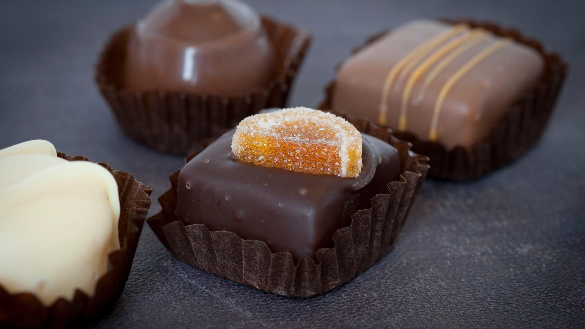 Chocolate from Heimdal chokolade factory in Arendal, Southern Norway.