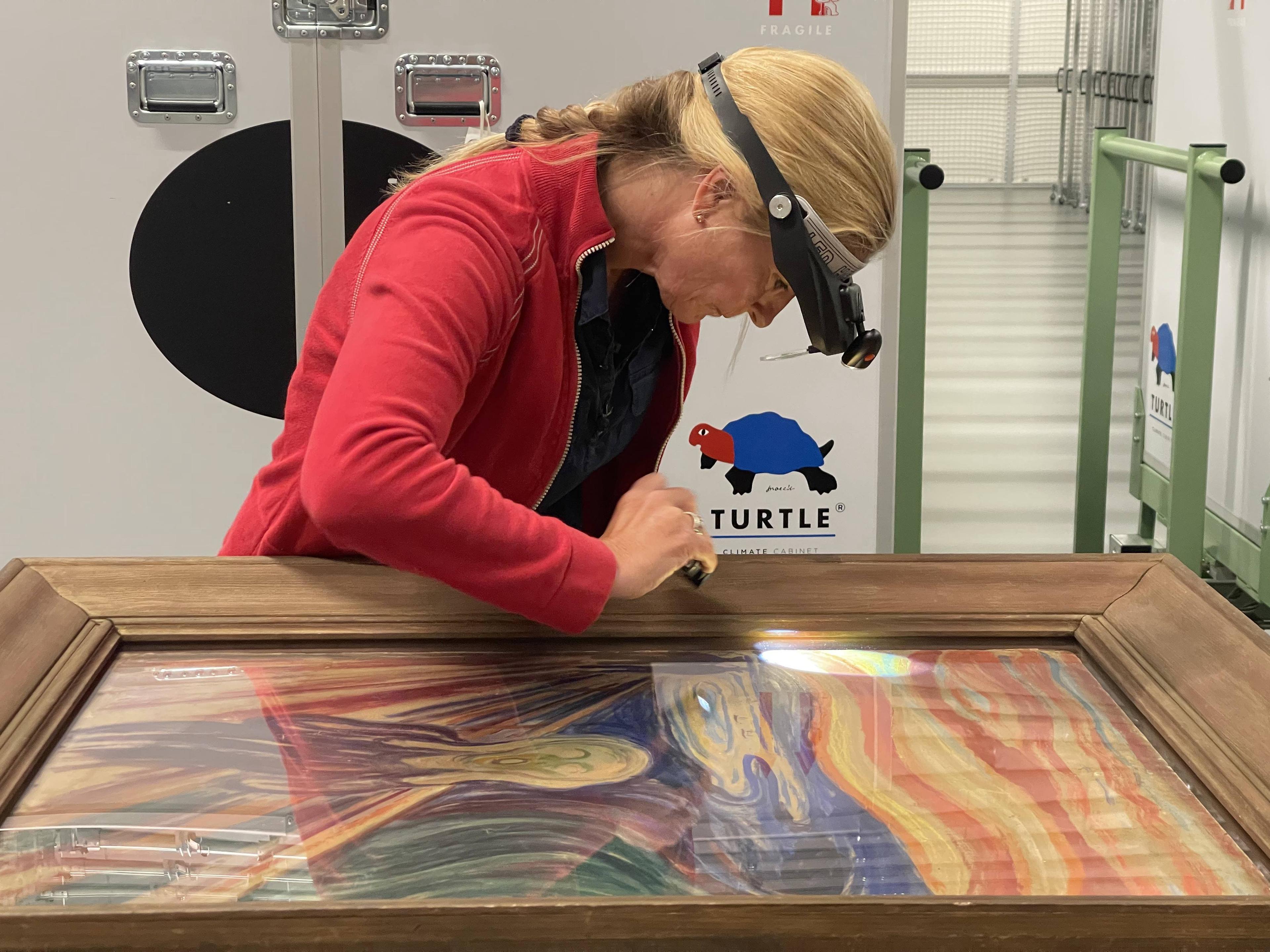 Moving The Scream into the new MUNCH museum in Oslo, Norway