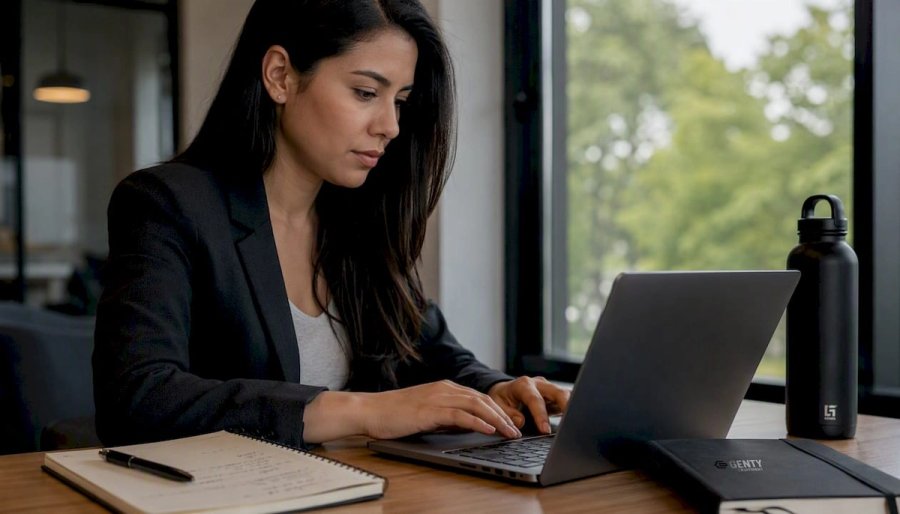 Professional reviewing LATAM tech recruitment profiles