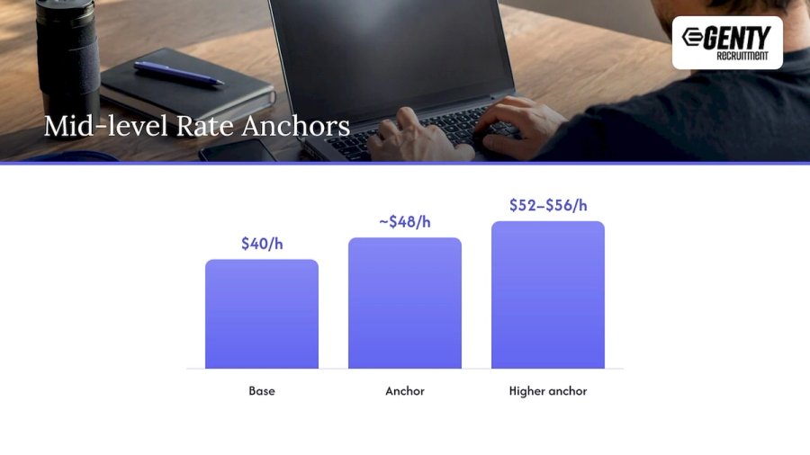 How do seniority, cloud certifications and Kubernetes change rates? — overview diagram