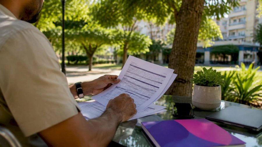 Hands managing payment platforms for LATAM hiring