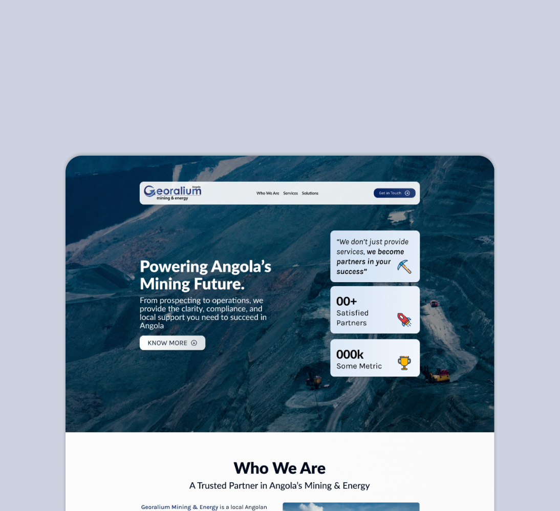 Georalium - Angola Mining & Energy