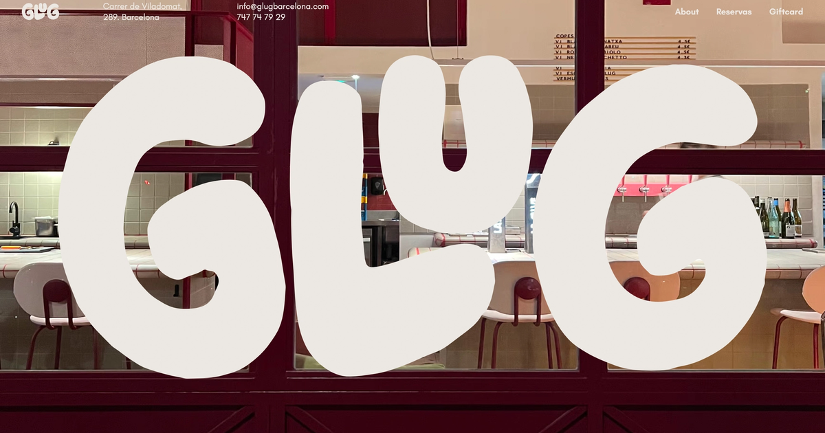 Fotografía de portada de Glug