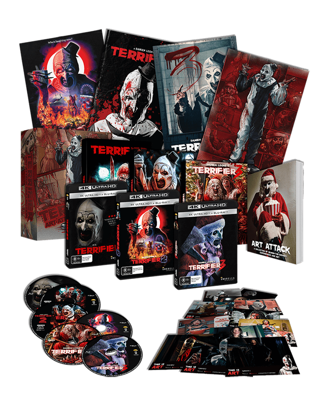 ART ATTACK - Terrifier Boxset 4K & Blu-ray