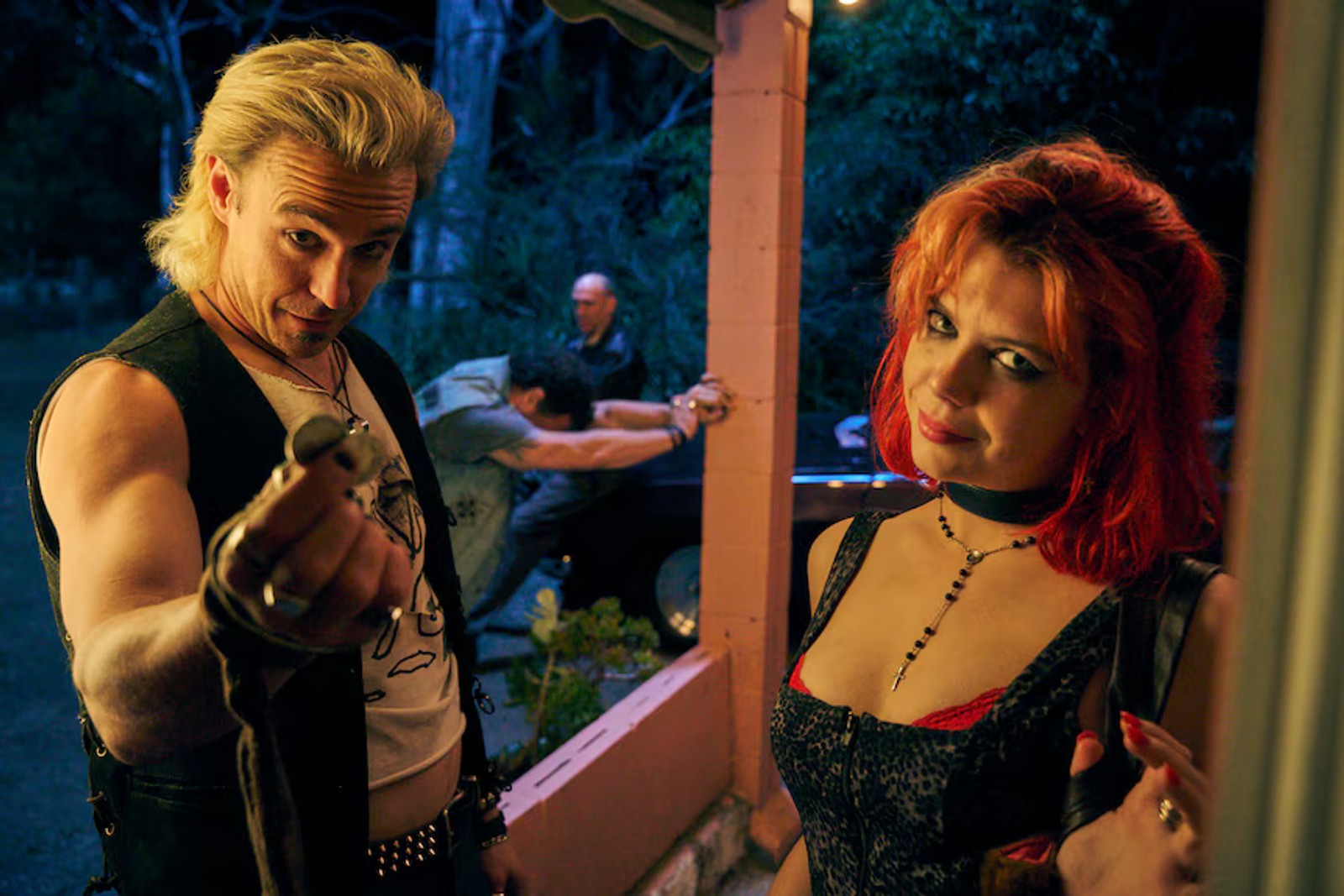 Kat is a victim of Angus's influence and her own bad decisions. 