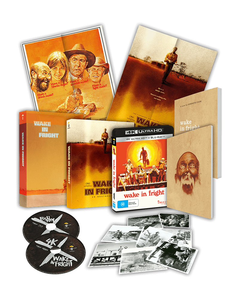Wake In Fright (1971) 4K & Blu-ray Collector's Edition