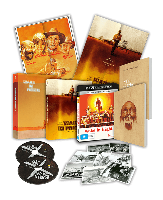 Wake In Fright (1971) 4K & Blu-ray Collector's Edition