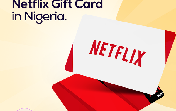 A Netflix gift card being exchanged for Nigerian Naira through a gift card trading platform.