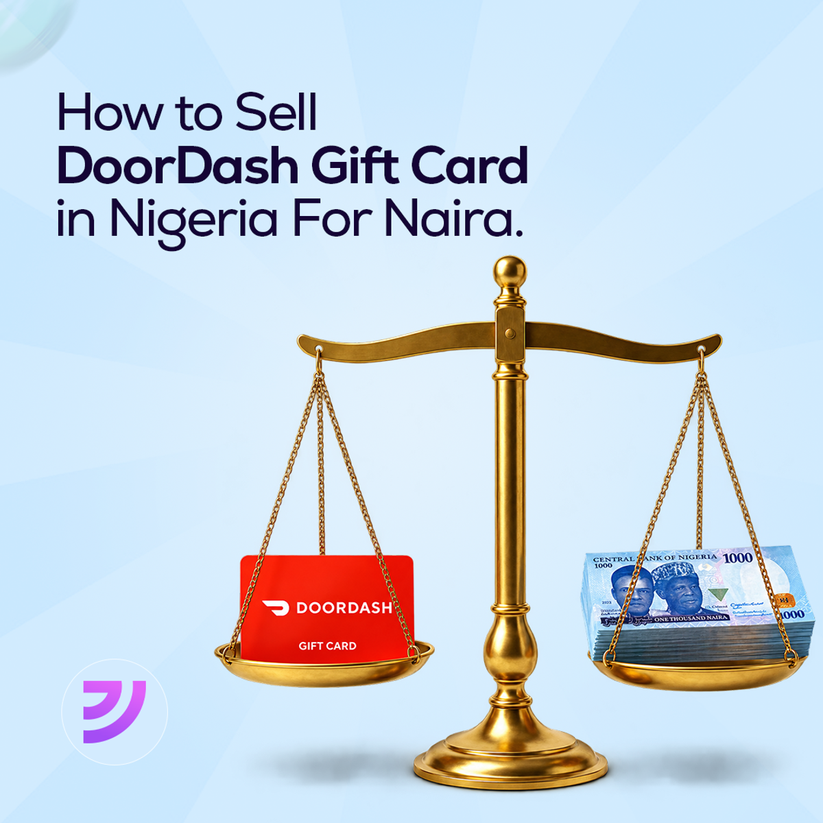 How to sell DoorDash gift cards in Nigeria for Naira with Joph