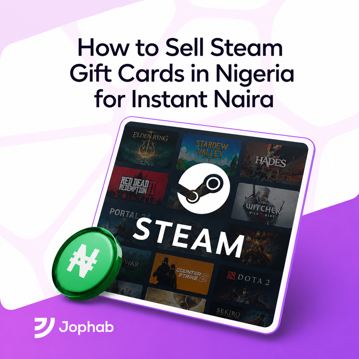 A complete guide on how to sell Steam gift cards in Nigeria for instant Naira, covering secure trading, competitive exchange rates, and fast bank payments.