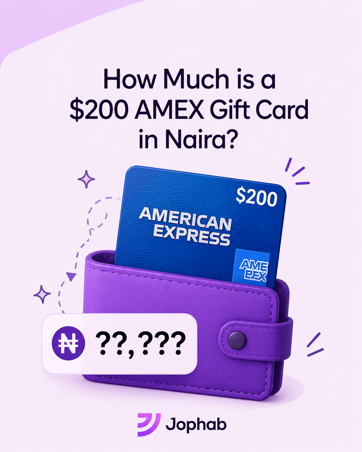 How much is a $200 AMEX Gift Card in Naira today in Nigeria? Current exchange rate and value guide.