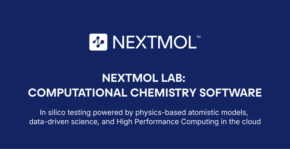 NEXTMOL Lab | Molecular modeling & AI software platform