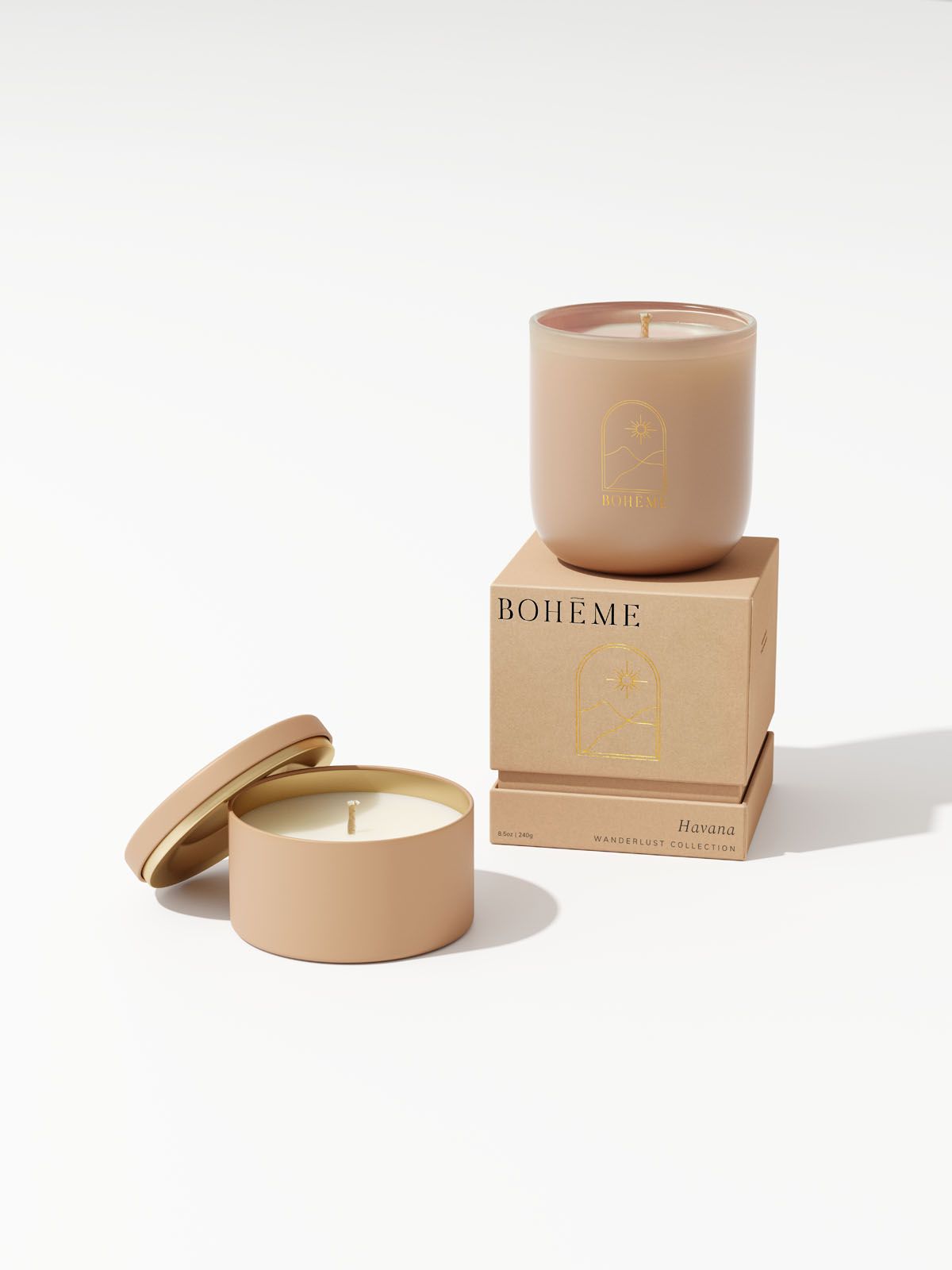 Havana, scented candle by Bohème Fragrances