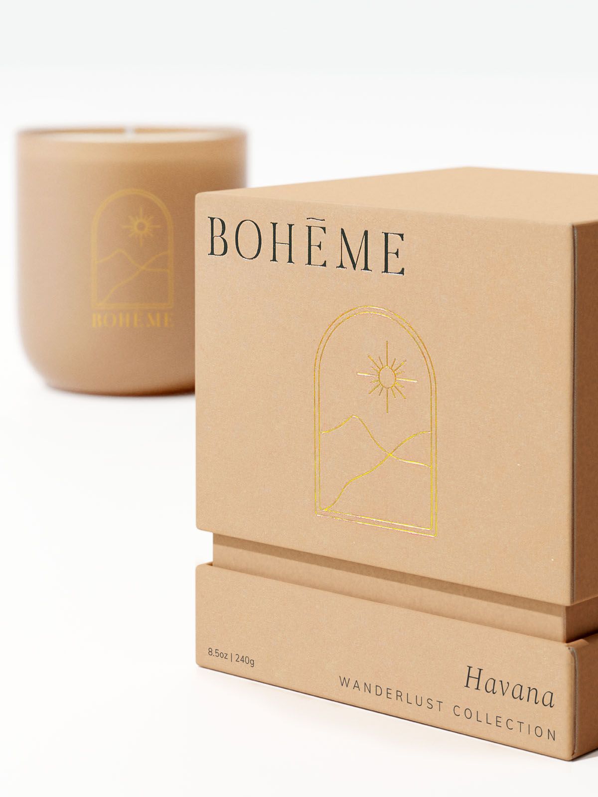 Havana, scented candle by Bohème Fragrances