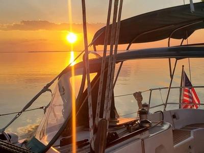 Sunset sailing on the Chesapeake