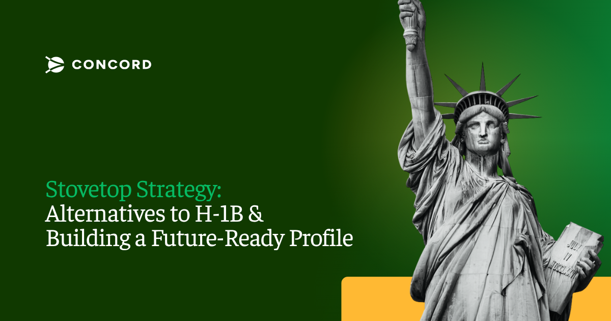 Hero image for article: Concord’s Stovetop Strategy: A Future-Ready Approach for Early Career Professionals Navigating U.S. Visas