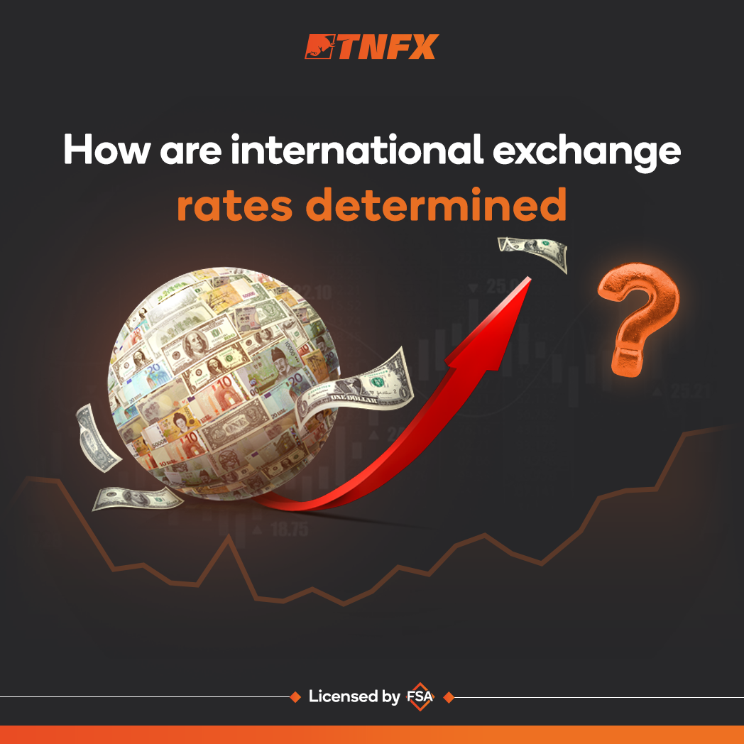 How are exchange rates determined internationally