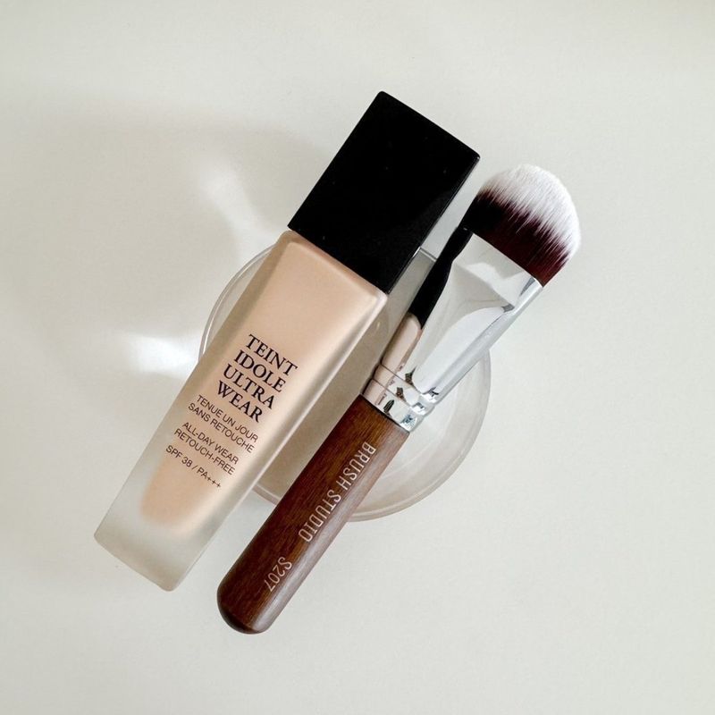 S207 Foundation Brush
แปรงลงรองพื้นทรงแบน - 5