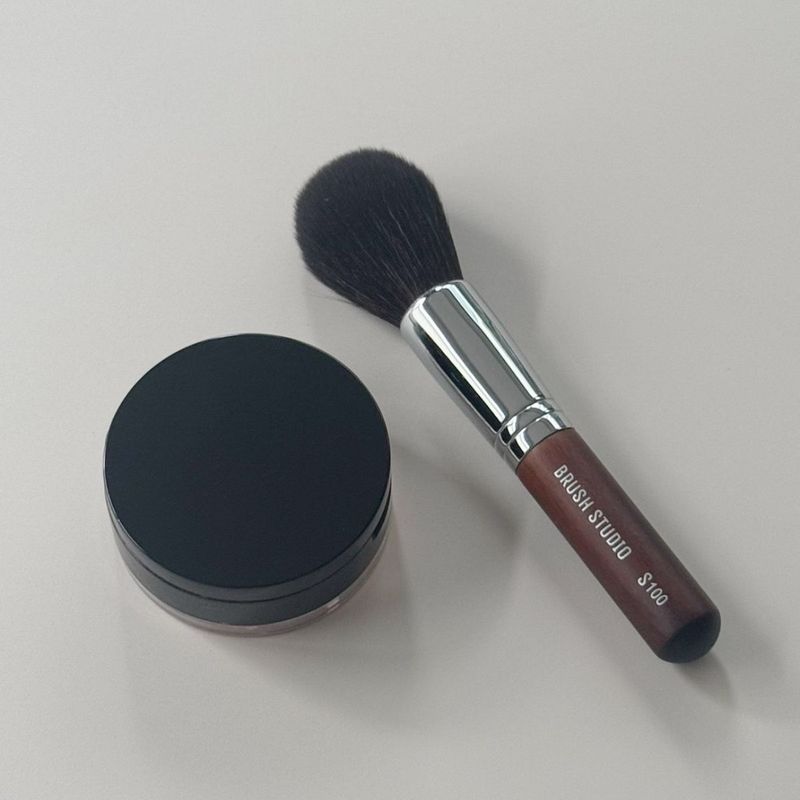 S100 Powder Brush
แปรงปัดแป้งขนแพะทรงกลม - 4