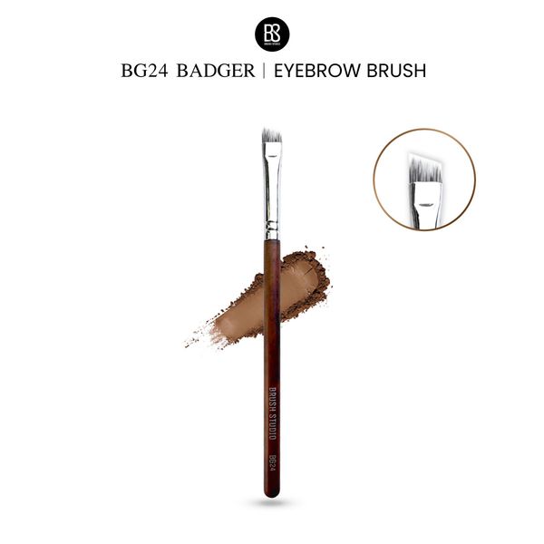 BG24 Badger Eyebrow Brush
แปรงเขียนคิ้วขนแบดเจอร์