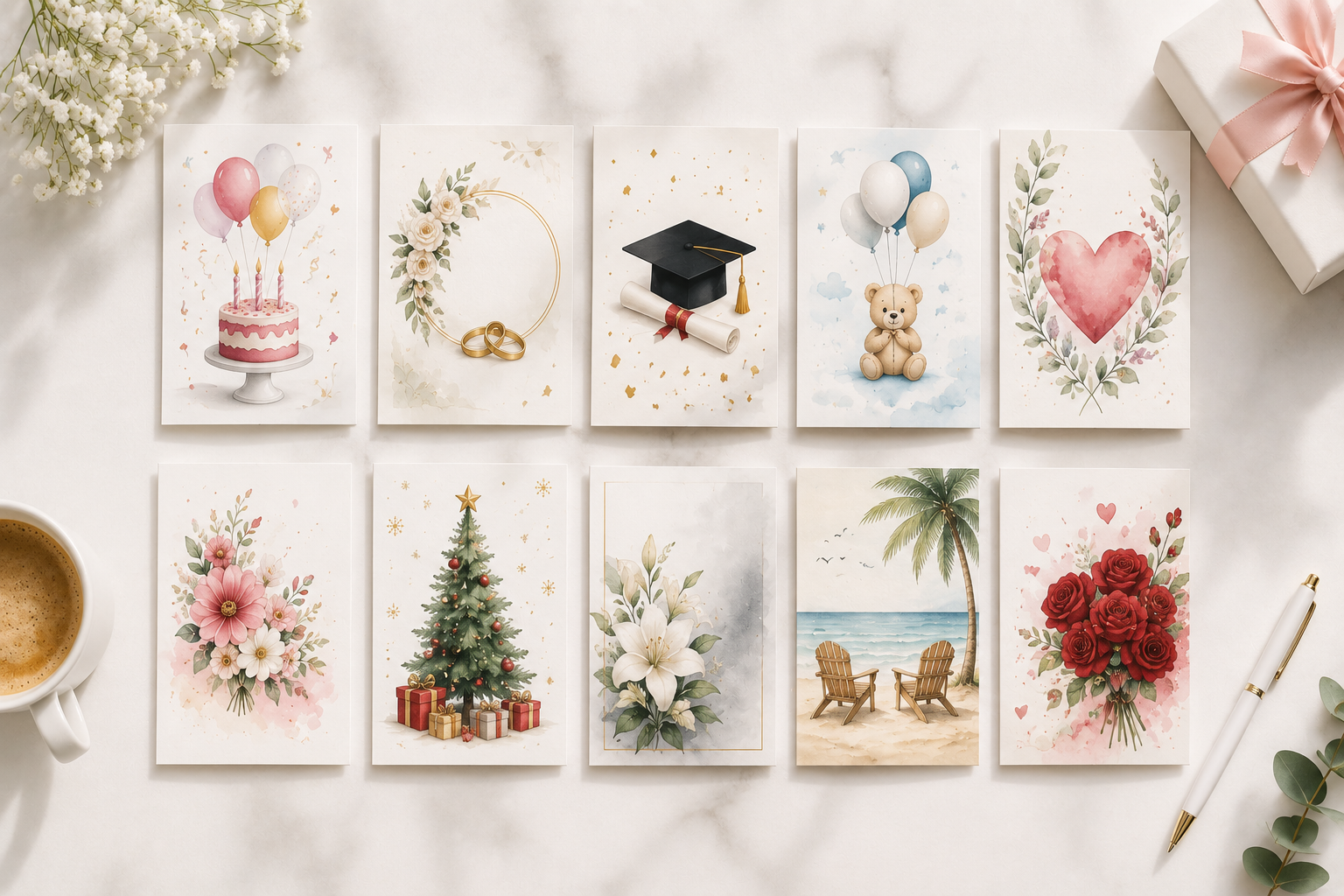 50 Greeting Card Ideas with AI Prompts for Every Occasion