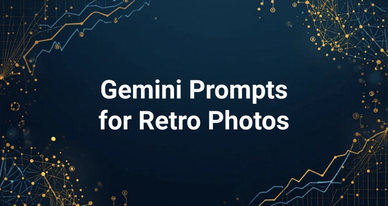 27 prompts de Gemini para fotos retro con estilo atemporal