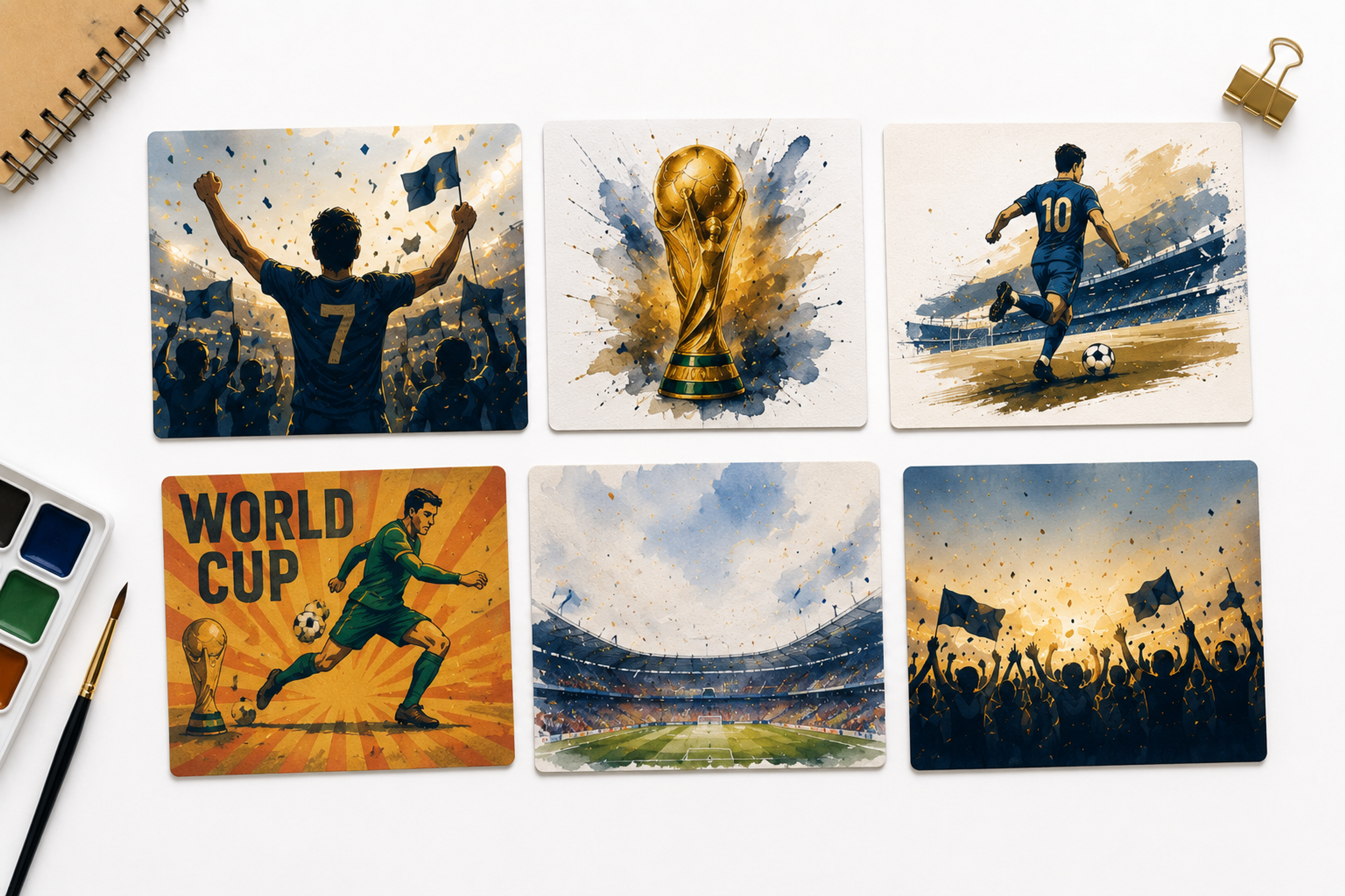 world cup poster prompts