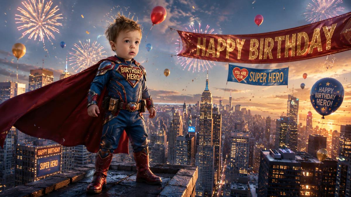 Birthday Hero Saves The City