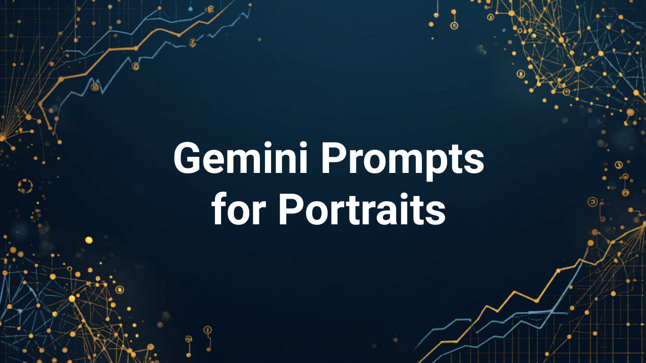 Gemini 전문 인물 사진 프롬프트