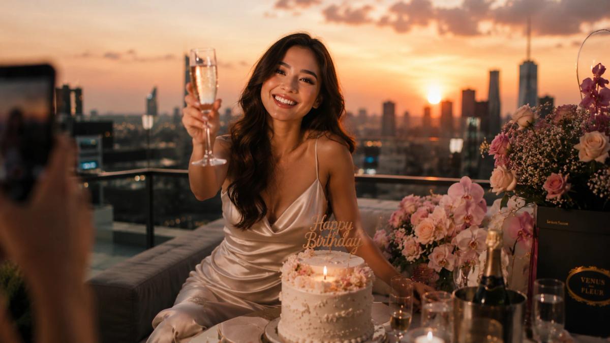 럭셔리 루프탑 생일