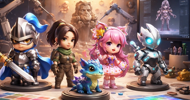 45 prompts de Gemini para crear figuras y modelos 3D