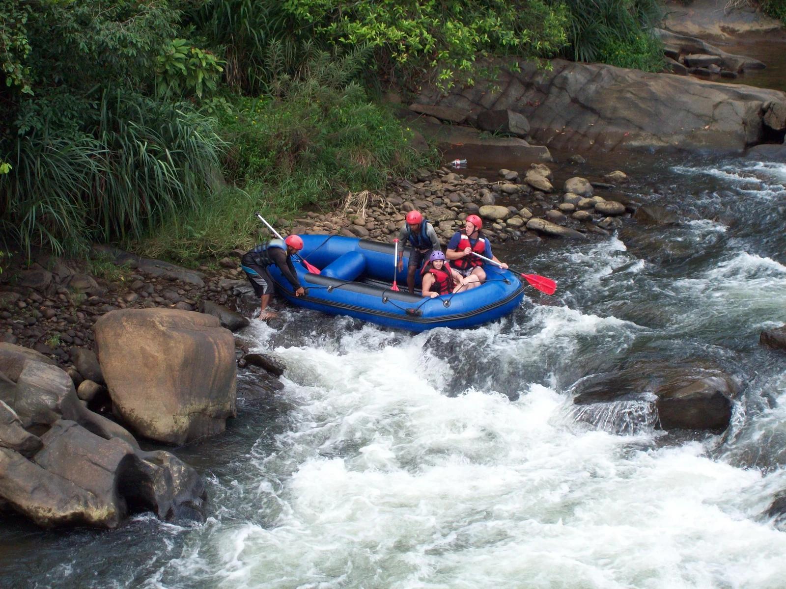 White-water rafting on the Kelani River at Kitulgala