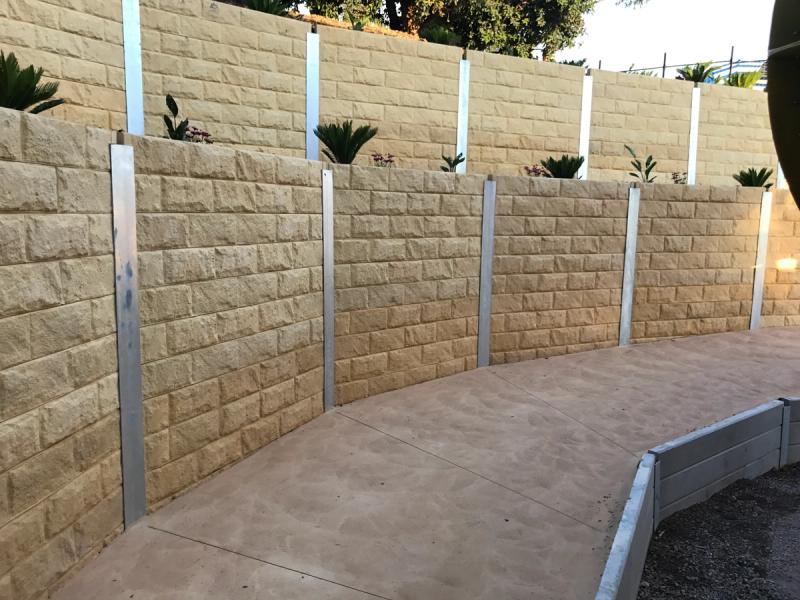Adventure Park Geelong — water park retaining walls — retaining wall project in Wallington