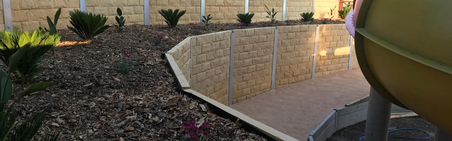 Retaining wall built by Just Walls in Wallington