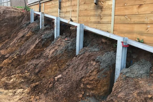 Excavator Hire project by Just Walls