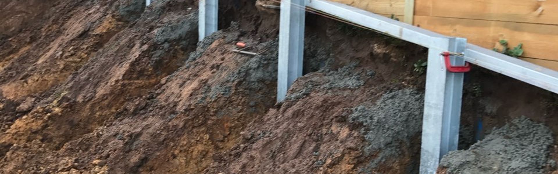 Excavator Hire by Just Walls in Geelong