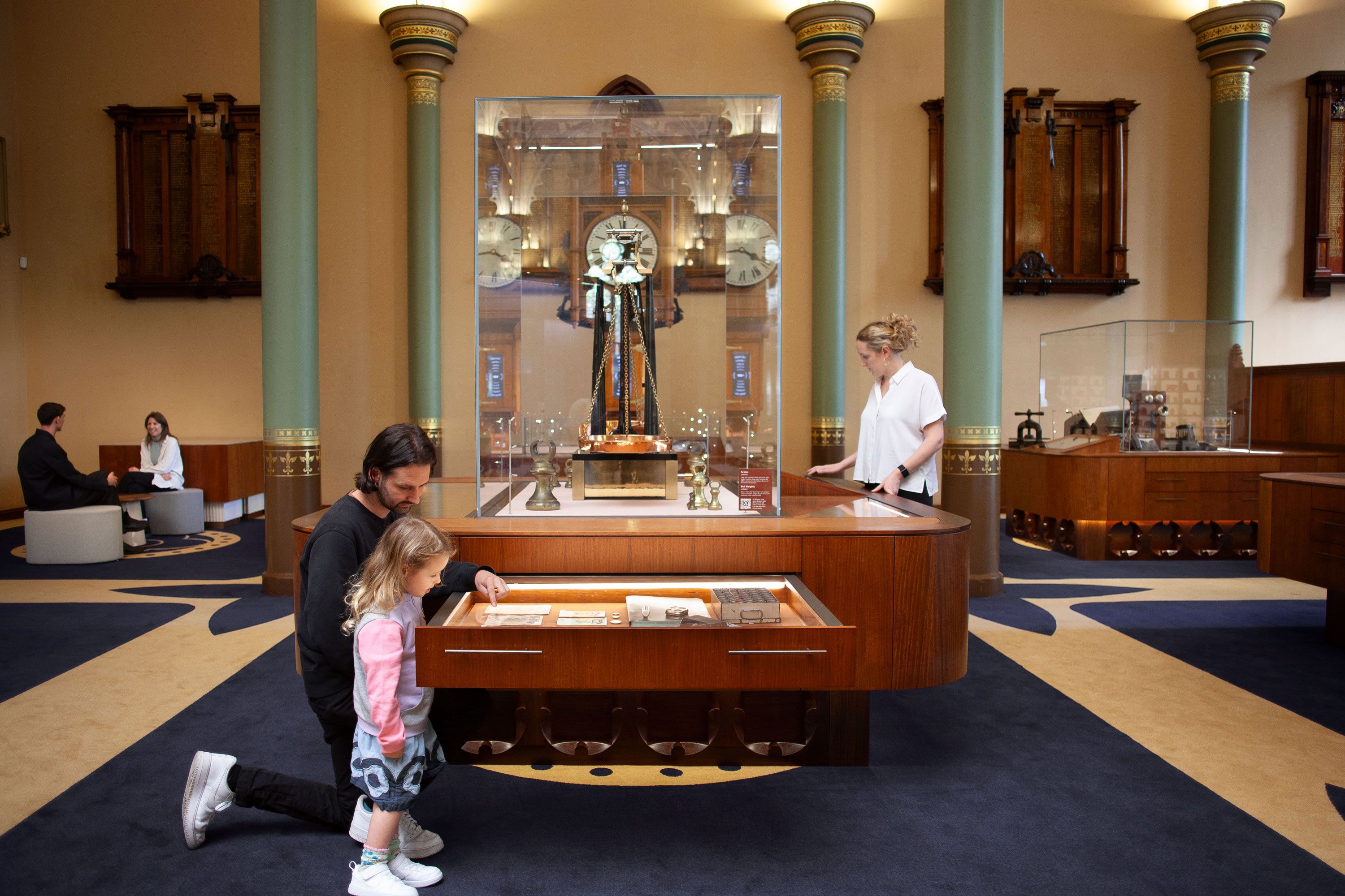 An old black and white photo from the 1920s days of the bank.