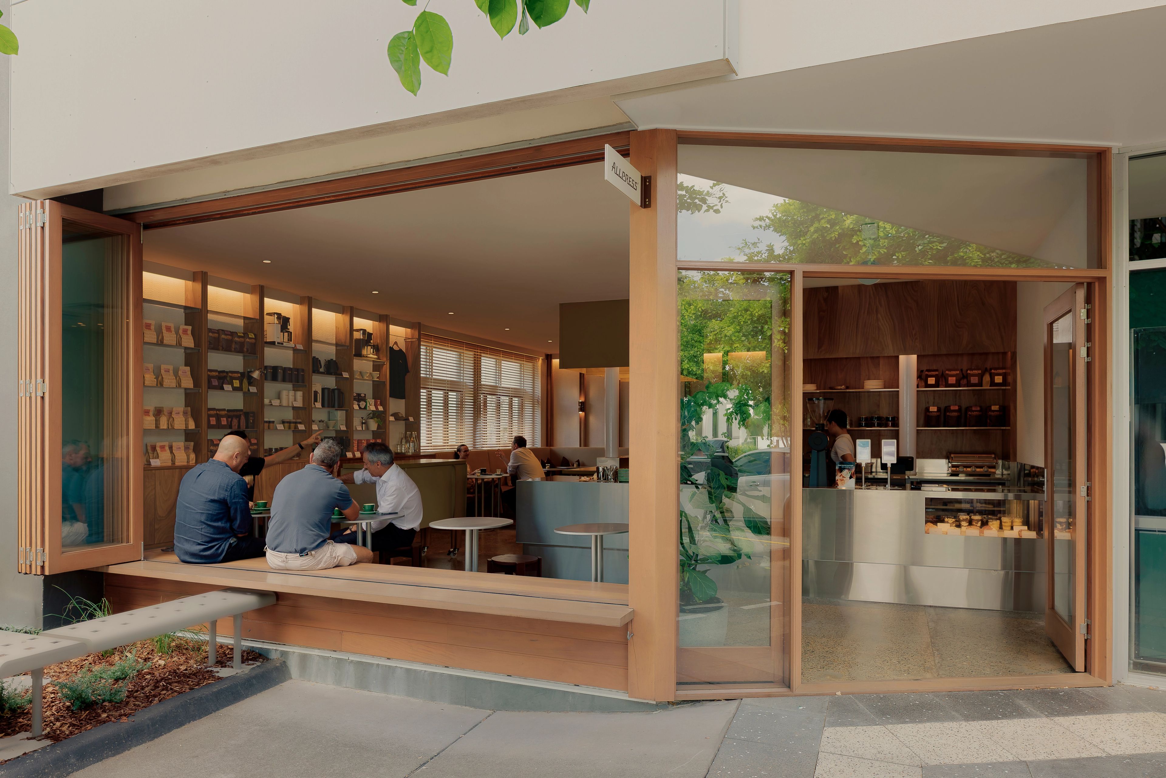 Allpress Fortitude Valley, designed by Foolscap.