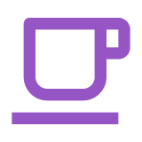 Icon of a Coffee Mug to signify the Relaxing and Casual Atmosphere of the Violet Health Infusion Care Clinic