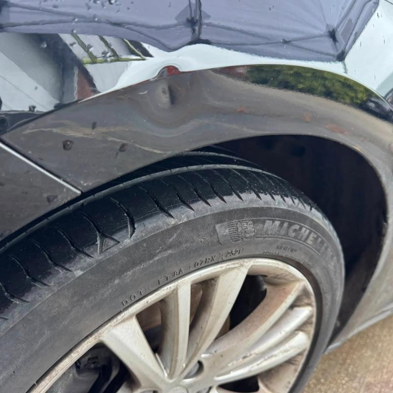 Before - Front Wing Dent Repair on SEAT Leon in Preston