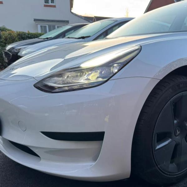 After — Multi-Panel Repair and Mirror Replacement on a Tesla Model 3 in Standish, Wigan