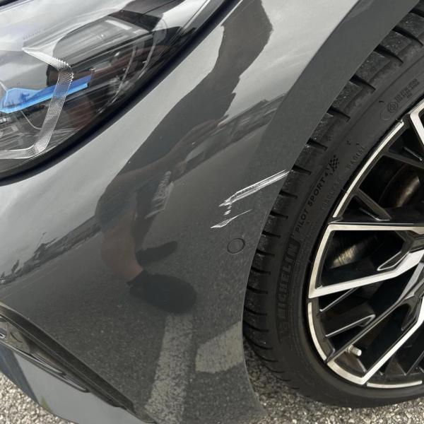 Before — Bumper Repair on a BMW i4 in St Helens, Merseyside