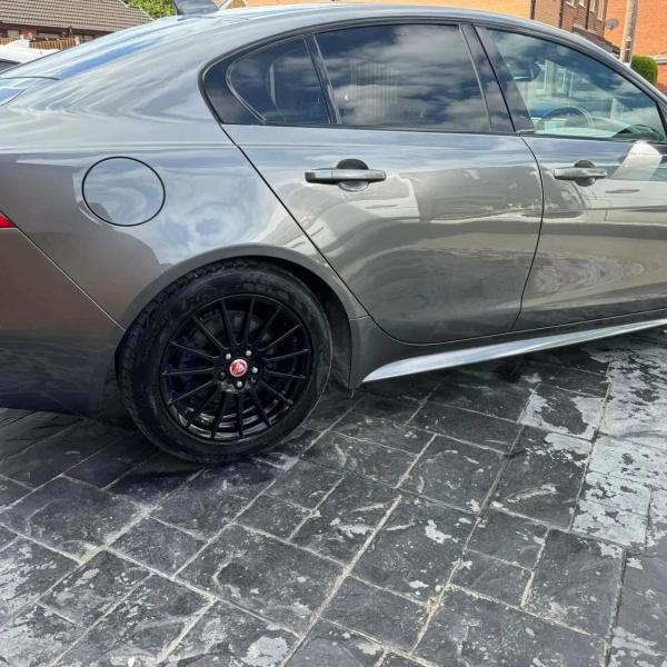 After — Rear Door Dent and Multi-Panel Blend Repair on a Jaguar XE in Highfield, Wigan
