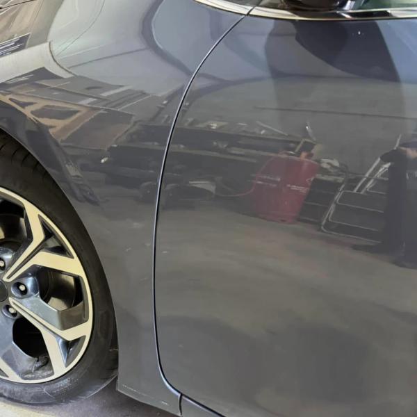 After — Front Door and Wing Repair on Kia Rio in Bolton