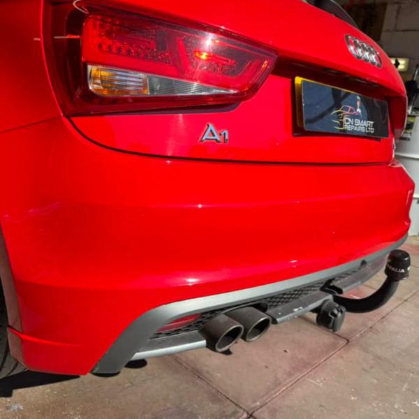 After — Full Rear Bumper Paint Peel Repair on an Audi A1 in Bolton