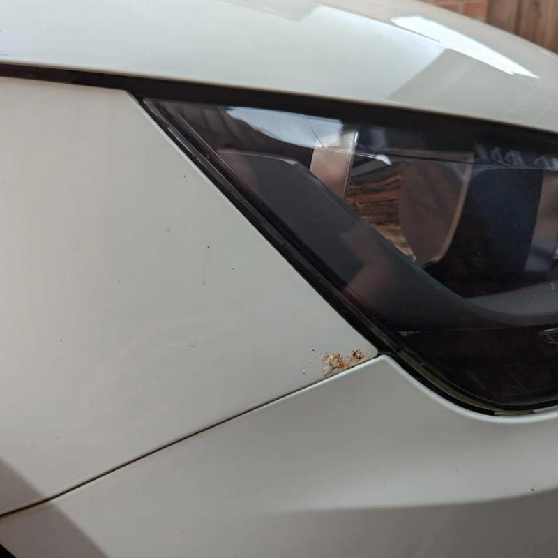 Before - Rust Repair, Wing Realignment and Dent Repair on an Audi A1 in Blackrod, Bolton