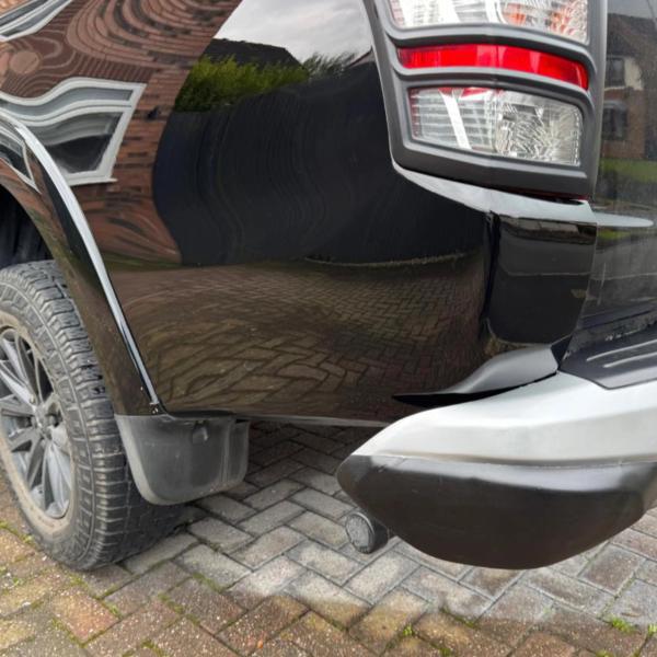 After — Rear Quarter Dent and Bumper Repair on a Mitsubishi L200 in Ince, Wigan