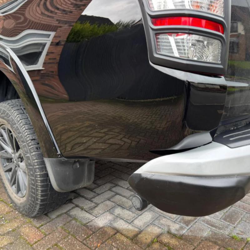 After - Rear Quarter Dent and Bumper Repair on a Mitsubishi L200 in Ince, Wigan