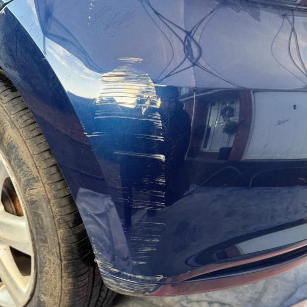 Before — Full Rear Bumper Repair on a Volkswagen Polo in Aspull, Wigan