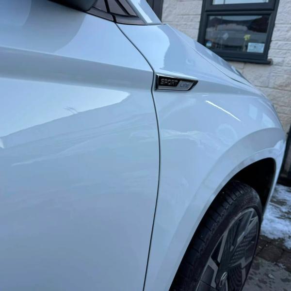 After — Front Wing and Door Repair on Skoda Karoq in Billinge
